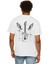 Rock Gitar Baskılı Unisex Oversize Pamuklu Tişört 3