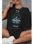 Manzara Baskılı Unisex Oversize Tişört 2