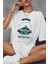 Manzara Baskılı Unisex Oversize Tişört 1