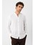 Beyaz Hakim Yaka Erkek Gömlek 6