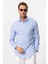 Bebe Mavi Uzun Kollu Slim Fit Erkek Gömlek 1