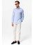Bebe Mavi Uzun Kollu Slim Fit Erkek Gömlek 4