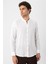 Beyaz Hakim Yaka Erkek Gömlek 4