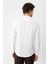 Beyaz Hakim Yaka Erkek Gömlek 5