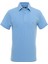 Erkek Gökmavi Düz Renkli Gömlek Yakalı Polo T-Shirt 1