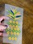 Ütü Ile Yapışan Ananas Transfer Baskı Arma 19X10 cm 2