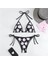 Siyah Hello Kitty Collage Bikini Takımı 1