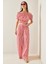 Kırmızı Beli Lastikli Çizgili Crop Takım 5YXK8-48834-04 1