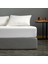 %100 Pamuk 62 Tel (155 TC) 150x200cm +37cm Yükseklik Çift Kişilik Lastikli Çarşaf Seti 1