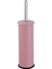 Dekoratif Klozet Fırça Seti Pembe 36 cm 1