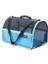 Flybag Voyager Fileli Model Kedi Köpek Taşıma Çantaları - Turkuaz-Siyah 3