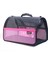 Flybag Voyager Fileli Model Kedi Köpek Taşıma Çantaları - Pembe-Siyah 1