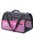 Flybag Voyager Fileli Model Kedi Köpek Taşıma Çantaları - Pembe-Siyah 3