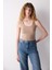 Rib Basic Bej Cami Atlet 2