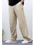 Erkek Baggy Pantolon Diz Detaylı Paraşüt Kumaş 5