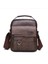 Kahverengi Özel Popüler Özelleştirilmiş Çılgın Pu Deri Crossbody Omuz Askılı Çantalar Adam Omuz Çantası (Yurt Dışından) 1