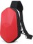 Kırmızı Alien Cross USB Şarj Portu Anti Hırsızlık Sling Tek Omuz Crossbody Göğüs Çantası (Yurt Dışından) 1