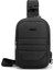 Siyah Oxford USB Şarj Anti-Hırsızlık Crossbody Çanta Özel Baskılı Erkekler Mini Tasarımcı Messenger Omuz Göğüs Çantası (Yurt Dışından) 1