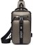Altın Erkek Moda Spor Göğüs Çantası, Naylon Malzeme Crossbody Çanta, Spor Için Su Geçirmez Göğüs Çantası, Dış Mekan (Yurt Dışından) 1