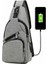 Kırmızı Anti-Hırsızlık Profesyonel Tasarımcı Spor Özel Naylon Sling Göğüs Omuz Çantası Sırt Çantası Crossbody Erkekler (Yurt Dışından) 1