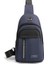 Blue-1 9 Seçenekleri Erkekler Basit Crossbody Omuz Saklama Torbaları Kısa Seyahat Haberciler Çanta Koşu Göğüs Paketi (Yurt Dışından) 1