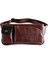 Kahve 2023 Moda Erkek Retro Göğüs Çanta Crossbody Omuz Çantası Spor Rahat Küçük Çantalar (Yurt Dışından) 1