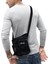 Gece Mavisi Su Geçirmez Dış Mekan Crossbody Omuz Erkek Göğüs Çantaları (Yurt Dışından) 1
