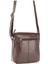 Bordo Özel Koyu Kahverengi Çanta Erkekler Için Crossbody Telefonu Çanta Deri Messenger Vintage Çılgın At Deri Sling Çapraz Vücut Çanta (Yurt Dışından) 1