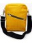 Gece Mavisi Deri Kayış Crossbody Omuz Askısı Küçük Flap El Çantaları Gerçek Inek Deri Unisex El Çantaları Perçin Moda Erkek Çantaları (Yurt Dışından) 1