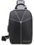 Gri Uzaylı Çapraz Fabrika Özel Hırsızlığa Karşı Kilit Su Geçirmez Çapraz Vücut Erkek Göğüs Crossbody Çanta (Yurt Dışından) 1