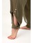 Fileli Keten Raw Pantolon 4