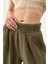 Fileli Keten Raw Pantolon 5