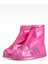 M Silikon Yağmur Koruyucu Ayakkabı Kılıfı Kaymaz Su Kir Geçirmez Pembe M 1