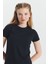 Slim Fit Dar Kesim Pamuklu Esnek Bisiklet Yaka Tişört 4
