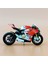 Fsfyb Meritor Ducati Kawasaki H2R Motosiklet R1 Modeli Simülasyon Alaşım Motosiklet Süsleri Koleksiyonu Piaggio 1946VESPA 98-Gri Mavi (Yurt Dışından) 2