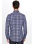 Erkek Slim Fit Dar Kesim Uzun Kollu Pamuklu Kolay Ütü Kareli Düğmeli Yaka Gömlek 2