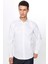 Erkek Modern Slim Fit Dar Kesim Uzun Kollu Pamuklu Çizgili 4 Mevsim Italyan Yaka Gömlek 1