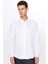 Erkek Modern Slim Fit Dar Kesim Uzun Kollu Pamuklu Çizgili 4 Mevsim Italyan Yaka Gömlek 2