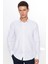 Erkek Modern Slim Fit Dar Kesim Uzun Kollu Pamuklu Çizgili 4 Mevsim Italyan Yaka Gömlek 1