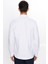 Erkek Modern Slim Fit Dar Kesim Uzun Kollu Pamuklu Çizgili 4 Mevsim Italyan Yaka Gömlek 5