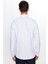 Erkek Modern Slim Fit Dar Kesim Uzun Kollu Pamuklu Çizgili 4 Mevsim Italyan Yaka Gömlek 5