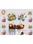 Safari Orman Hayvanları Konsept Pasta Kürdanı 12PARÇA Pasta Süsü ve Cupcake Pasta Kurabiye Süsle 2