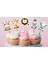 15ADET Safari Orman Hayvanları Konsept Cupcake Doğum Günü Süsü Pasta Kürdanı 6-7cm Cupcake Pasta 2