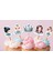 15ADET Mavi Balerin Sevimli Cupcake Doğum Günü Süsü Pasta Kürdanı 6-7cm Cupcake Kürdanı 2