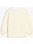 Sweatshirt Uzun Kollu Bisiklet Yaka Baskı Detaylı Şardonlu Pamuklu 2