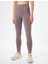 Dikişsiz Tayt Spor Yüksek Bel Tül Detaylı Kırçıllı Slim Fit 3