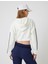Crop Sweatshirt Kapüşonlu Fermuarlı Korse Detaylı Kolej Baskılı Cepli 4