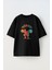Leg Day Tasarım Baskılı Pamuk Sıyah Oversize T-Shirt 1