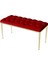 BELLA Gold Bench Kapitoneli Chester Model Puf 2