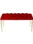 BELLA Gold Bench Kapitoneli Chester Model Puf 3